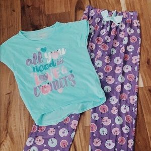 Pajama Set, Girls M 10/12